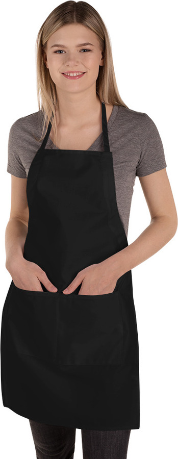 Printful black embroidered apron launch variant